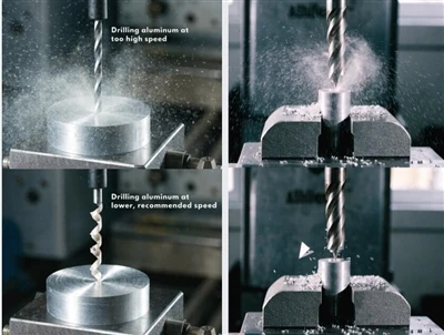 Warum erfordert Aluminium unterschiedliche Bohrgeschwindigkeiten?